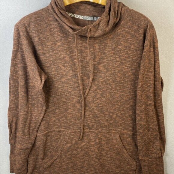 Prana Sweaters - PrAna Frieda Sweater Womens Small Brown‎ Oversize Turtle Neck Pullover Jogging